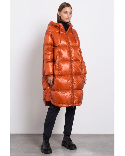 Herno Orange Down Jacket Clothing