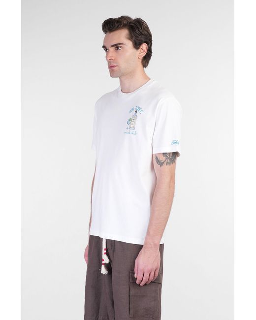 Mc2 Saint Barth White Tshirt T-Shirt for men