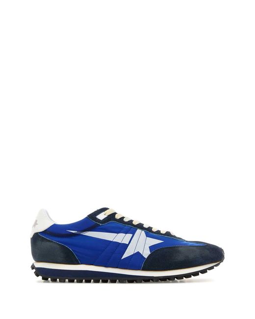 Golden Goose Deluxe Brand Blue Running Marathon Nylon Up for men