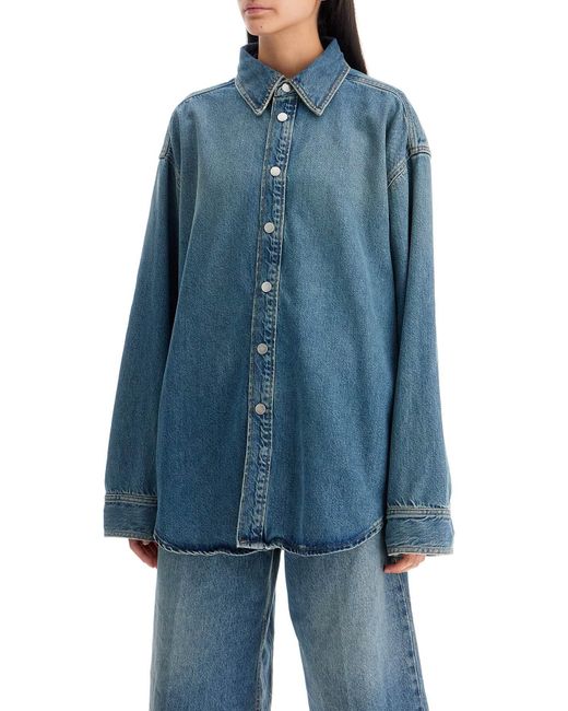 Haikure Blue Camicia Oversize New Ofelia