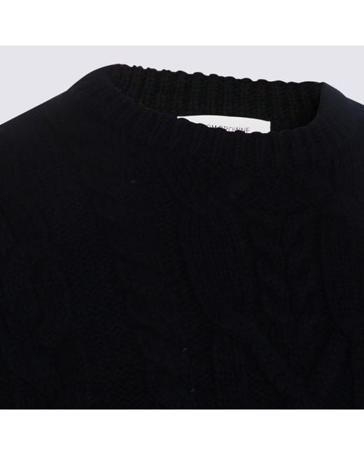 Thom Browne Black Dark Wool Knitwear for men