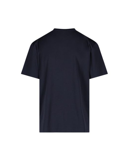 Loro Piana Blue Basic T-Shirt for men