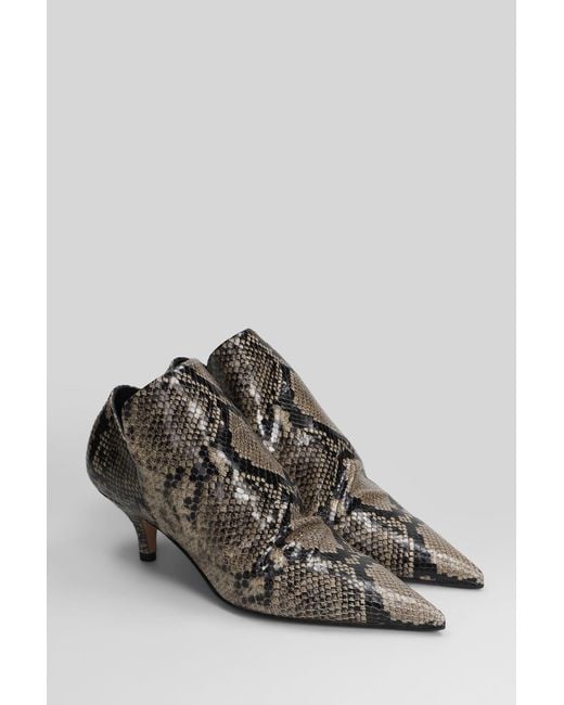 The Seller Multicolor High Heels Ankle Boots
