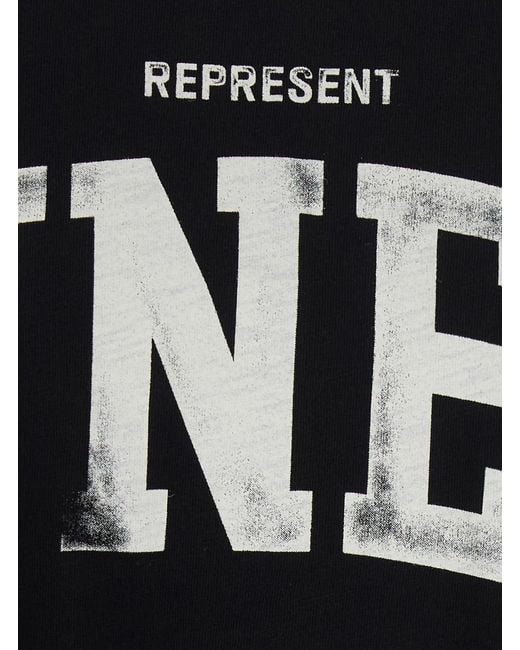 Represent Black T-Shirt Crew Neck T-Shirts for men