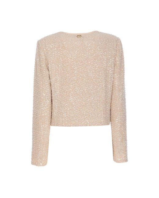 Twinset Natural Sequins Jacket