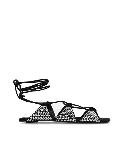 The Attico Black ‘Renee’ Sandals