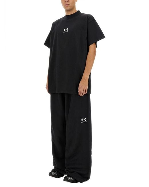 Balenciaga Black Oversize T-Shirt Cotton T-Shirts