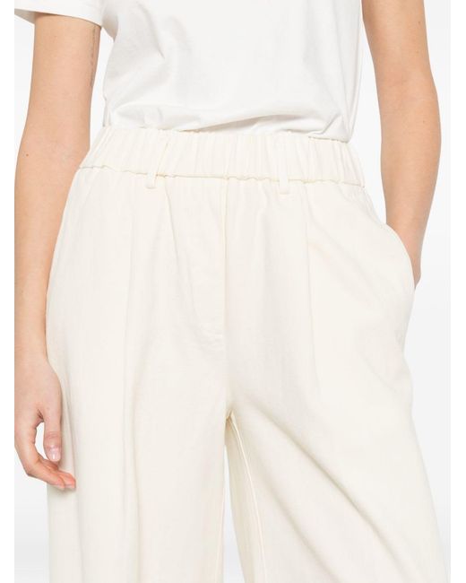 Forte Forte White Fluid Trousers