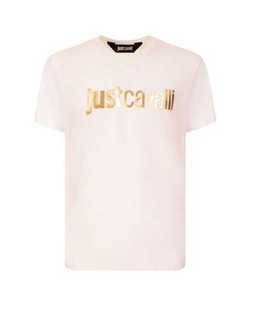 Just Cavalli Pink T-shirt for men