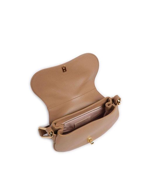 Coccinelle Brown Shoulder Bag Cowhide Shoulder-Bags