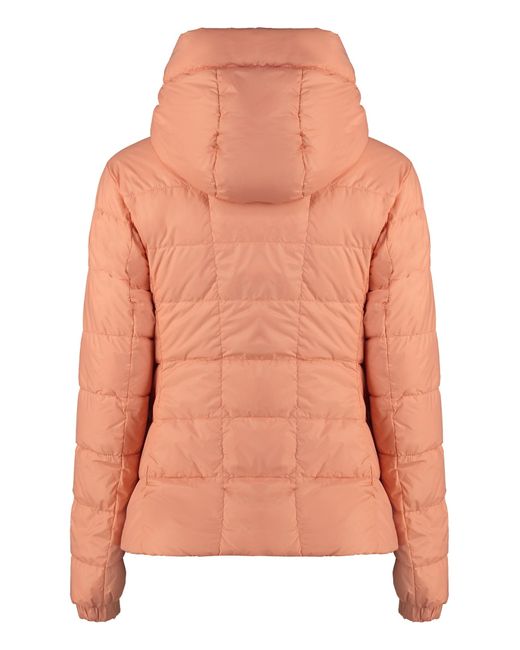 Canada Goose Pink Abbott Hooded Techno Fabric Down Jacket