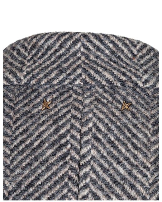 Golden Goose Deluxe Brand Gray Single-Breasted Wool Coat for men