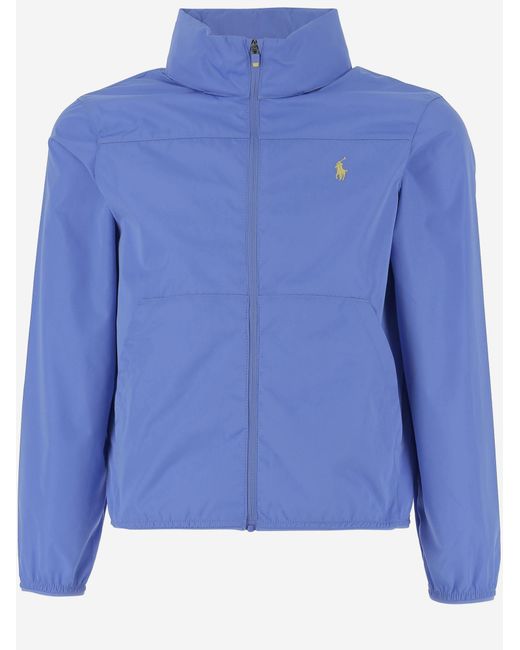 Polo Ralph Lauren Blue Boys Nylon Jacket Polyester (Recycled) for men