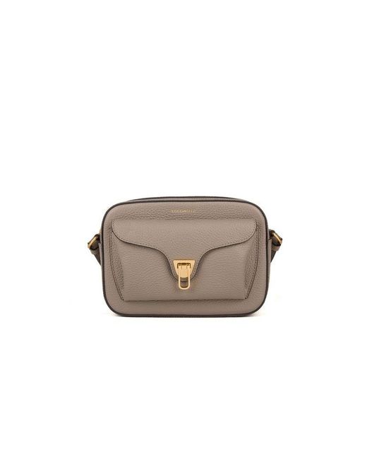Coccinelle White Crossbody Bag Cowhide Crossbody-Bags