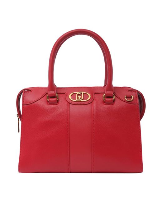 Liu Jo Red Logo Handbag