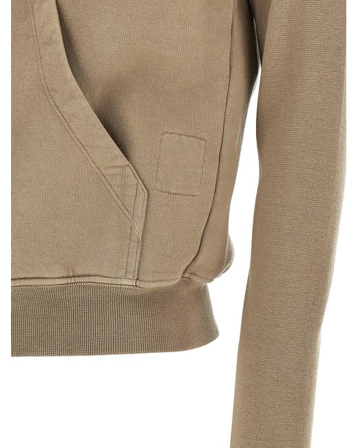 Rick Owens Natural 'Mountain Sweat' Sweatshirt