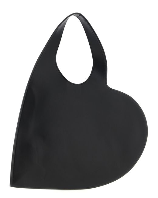 Coperni Black 'Double Heart' Shoulder Bag