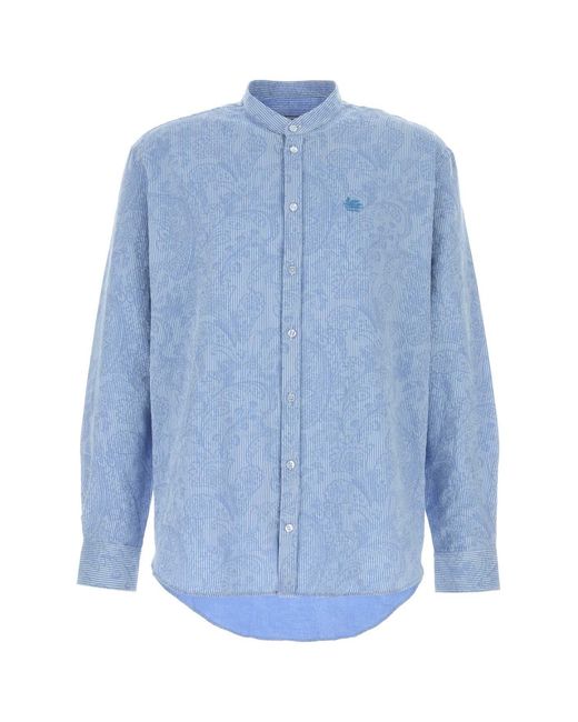 Etro Blue Shirt for men