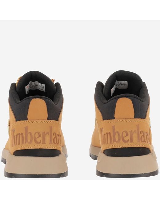 Timberland Brown Sprint Trekker Leather Sneakers for men