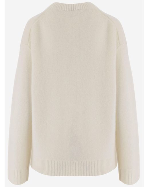 Vince White Cashmere Sweater