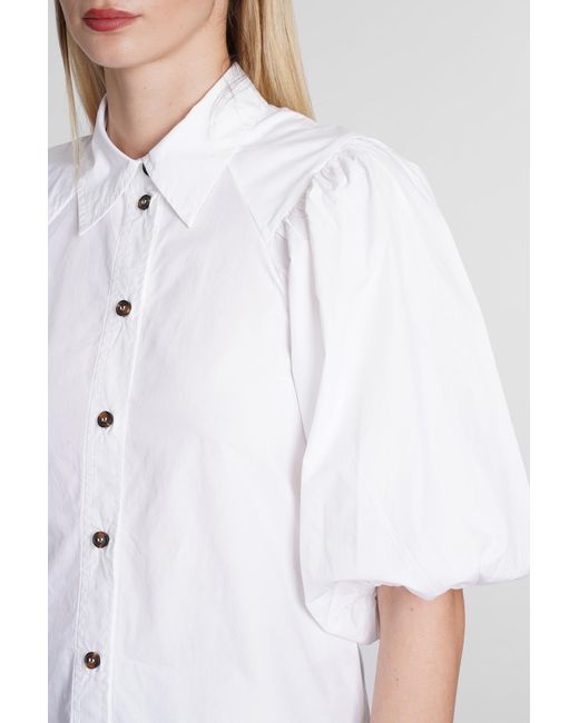Ganni White Shirt