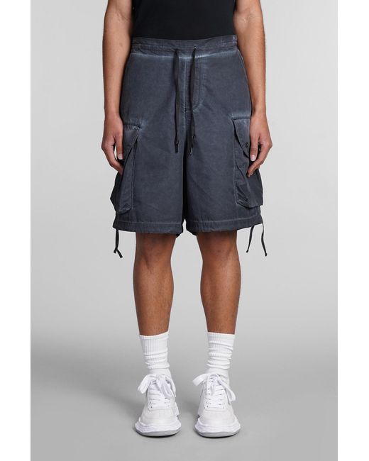 A PAPER KID Blue Shorts for men
