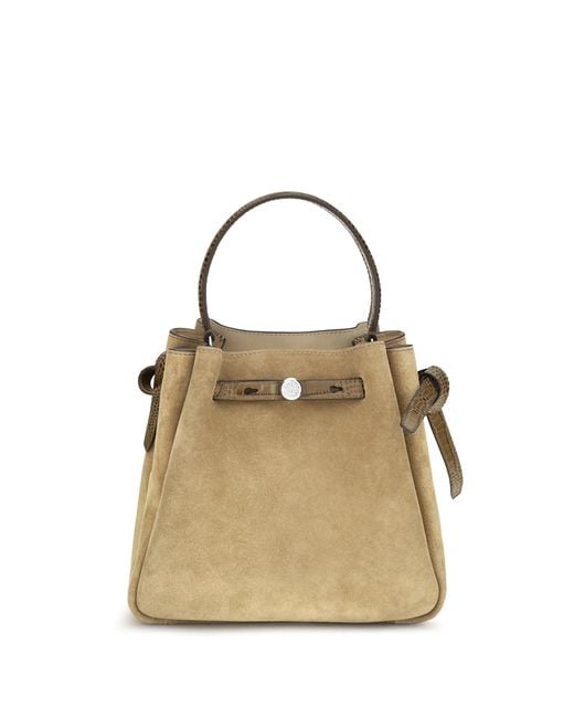 Tory Burch Natural Bucket Bag Romy Suede
