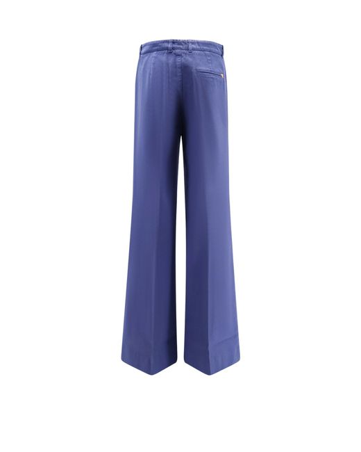 Chloé Blue Flared Bottom Denim Trousers