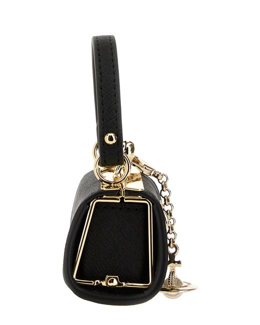 Vivienne Westwood Doll Orb-Plaque Tote Bag in Black | Lyst