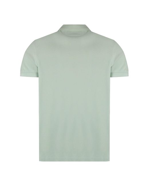 Tom Ford Green Short Sleeve Cotton Polo Shirt for men