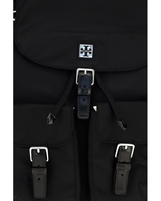 Tory Burch Black Virginia Backpack Nylon Handbags