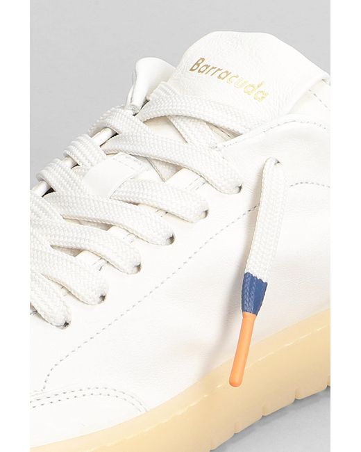 Barracuda Sneakers In White Leather for Men | Lyst UK