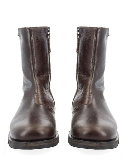 Our Legacy Brown Boots Camion Leather for men