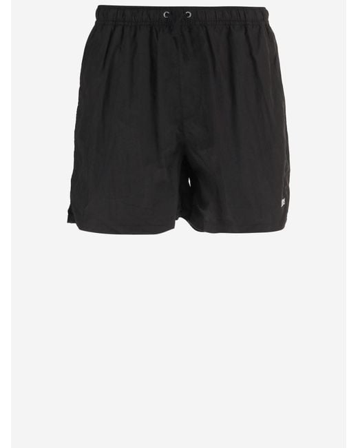 Autry Black Nylon Shorts for men