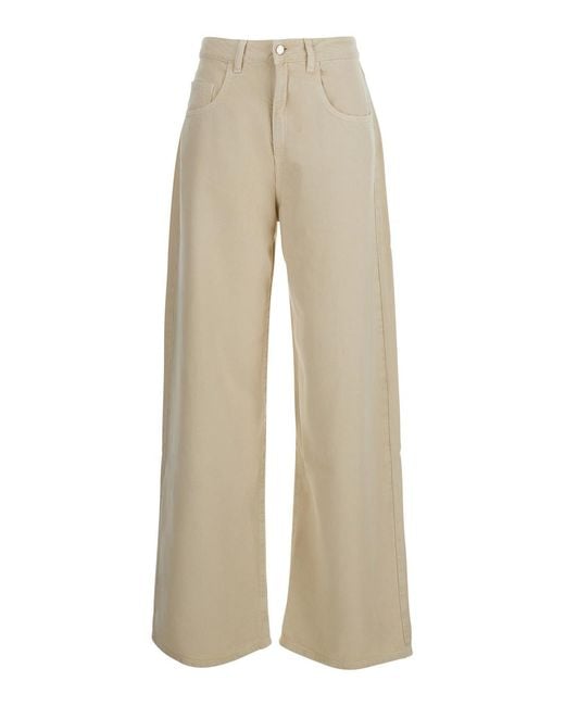 ICON DENIM Natural Jeans Pop With V-Pockets And Contrast Details