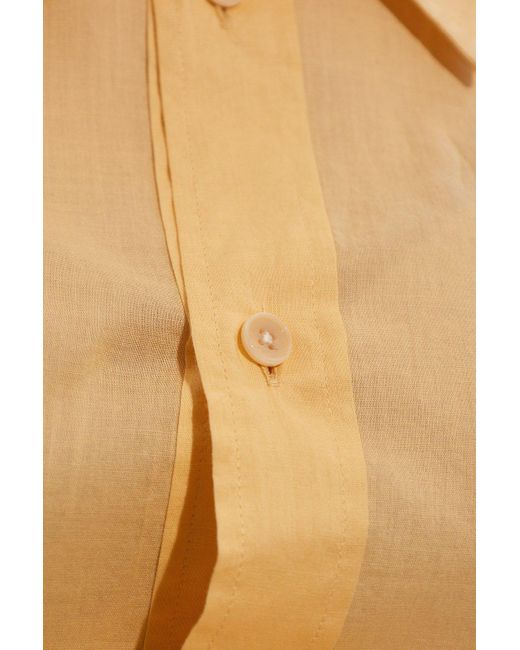 Lemaire Natural Cotton Shirt,