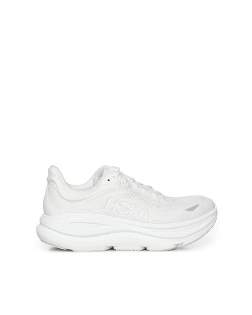 Hoka One One White Sneakers Polyester