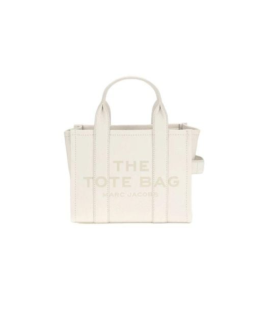 Marc Jacobs White Tote Bag Cow Leather Tote-Bags