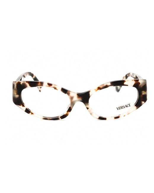 Versace Brown Frame And Lens Eyeglasses