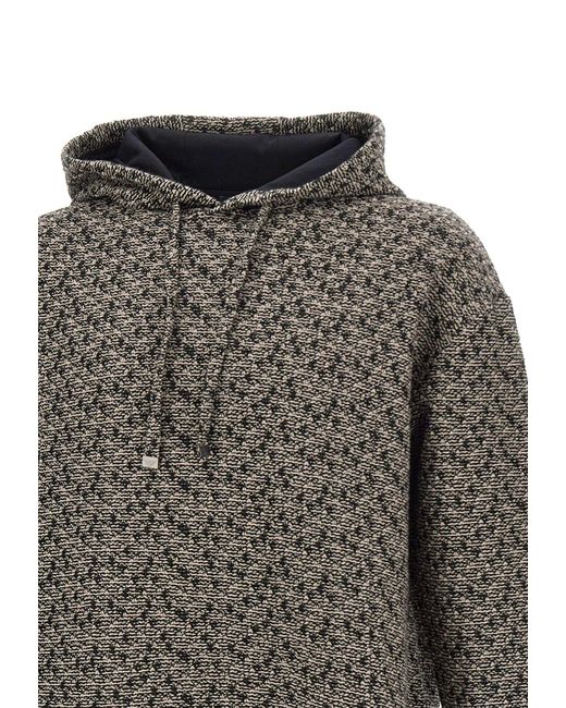 Emporio Armani Gray Cotton Sweatshirt for men