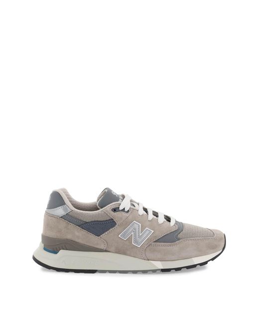 New Balance White 'made In Usa 998 Core' Sneakers for men