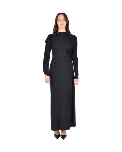 Victoria Beckham Black Long Dress