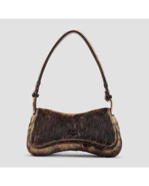 DIESEL Brown Play Clutch Bag