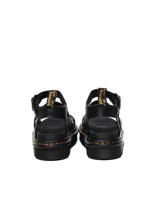 Dr. Martens Black Blaire Platform Sandals