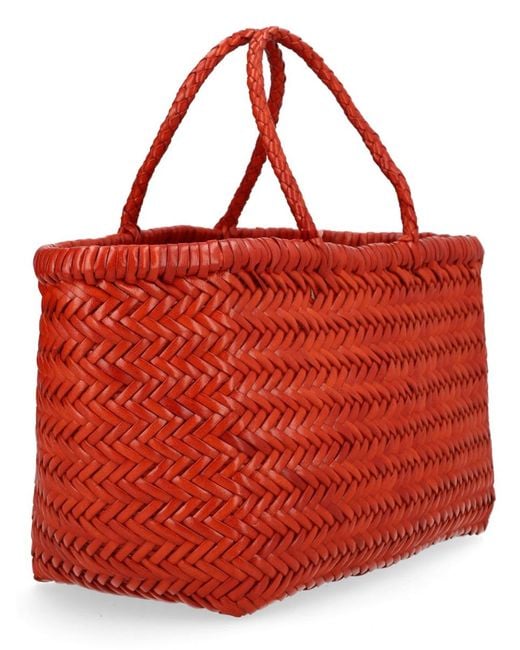 Dragon Diffusion Red Handbag Triple Jump Leather Handbags