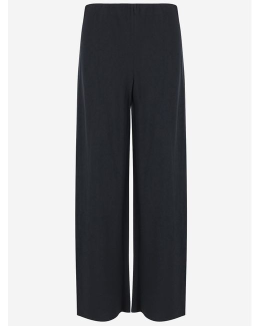 Vince Blue Fabric Pants Acetate Trousers