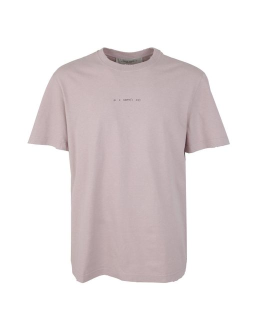 Golden Goose Deluxe Brand Pink Journey M`s T-shirt Regular S/s/ Let Your Dreams Fly for men