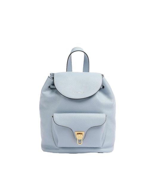 Coccinelle Blue Beat Soft Backpack