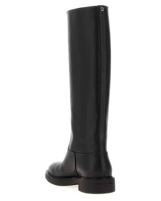 Gianvito Rossi Black Ascott' Boots