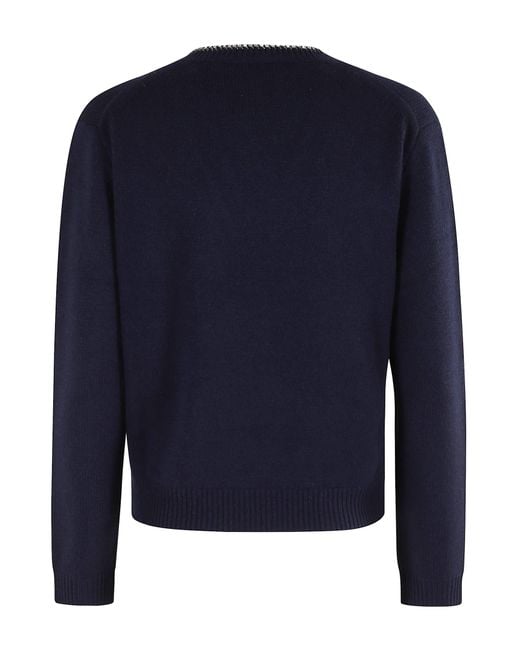 Semicouture Blue Maglia Nahia